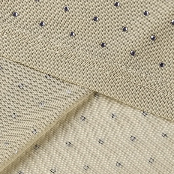 Canary Islands Beach Sparkle Rhinestone Getaway Mini Nude Bikini Coverup - Picture 8 of 11